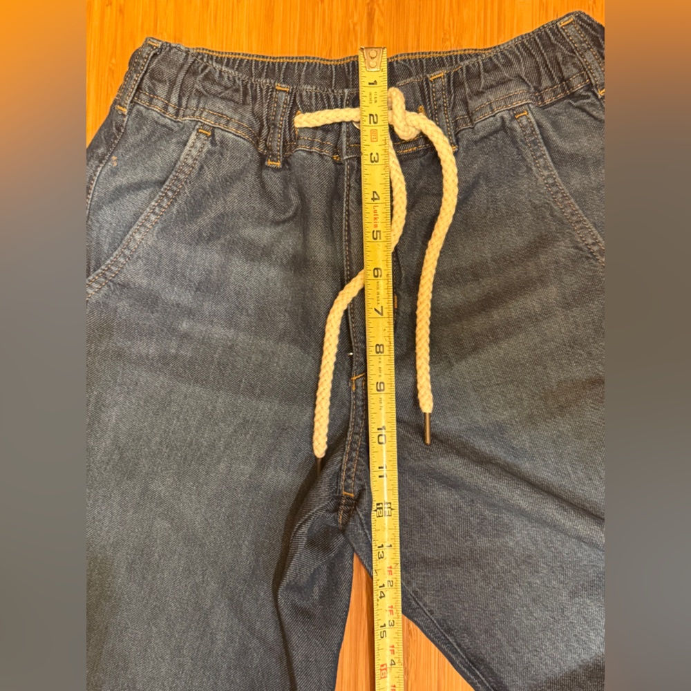 Pilcro Drawstring Pull-On Wide-Leg Jeans - Picture 11 of 14